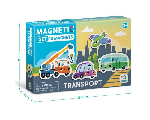 Пазл DoDo Набір магнітів Транспорт (200260)