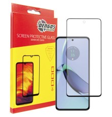 Скло захисне Dengos Motorola G84 (black) (TGFG-327)