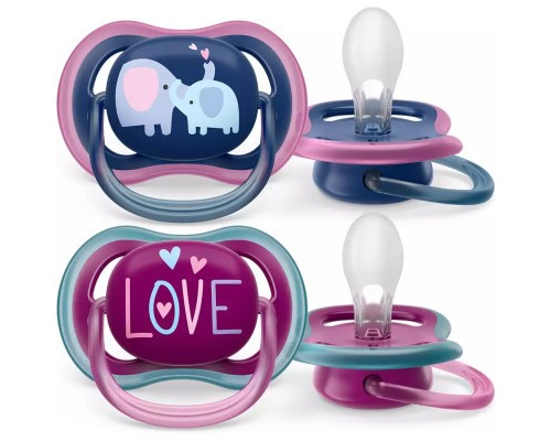 Пустушка Philips AVENT Ultra Air, 18+ міс., 2шт (SCF349/22) Пустушка Philips AVENT Ultra Air, 18+ міс., 2шт (SCF349/22)