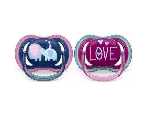 Пустушка Philips AVENT Ultra Air, 18+ міс., 2шт (SCF349/22) Пустушка Philips AVENT Ultra Air, 18+ міс., 2шт (SCF349/22)