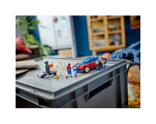 Конструктор LEGO Super Heroes Автомобіль для перегонів Людини-Павука й Зелений Гоблін з отрутою Венома 227 детале (76279)