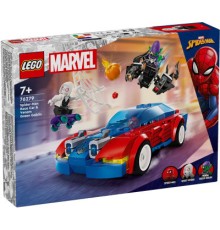 Конструктор LEGO Super Heroes Автомобіль для перегонів Людини-Павука й Зелений Гоблін з отрутою Венома 227 детале (76279)