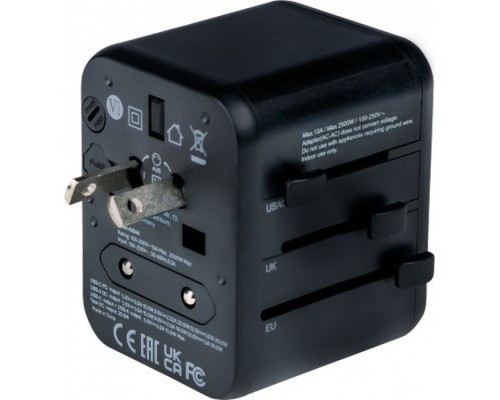 Зарядний пристрій Verbatim UTA-02 PD20W (USB-A /USB-C) (49544)