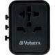 Зарядний пристрій Verbatim UTA-02 PD20W (USB-A /USB-C) (49544)