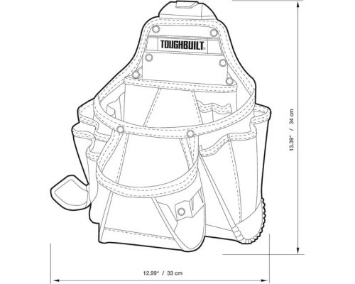 Сумка для інструмента ToughBuilt поясна TB-CT-01 (TB-CT-01) Сумка для інструмента ToughBuilt поясна TB-CT-01 (TB-CT-01)