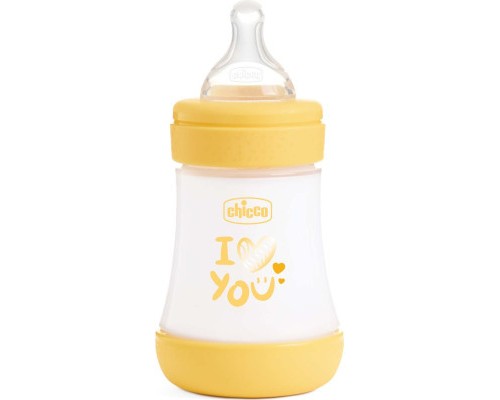 Пляшечка для годування Chicco Perfect 5, силікон, від 0 міс. повільний потік 150 мл (8058664153879) (20211.31.40)