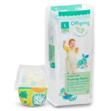 Підгузки Offspring трусики Розмір L (9-14 кг) 36 шт, Ліс (9355465009091) (DP-OI-FAP-L36P-FRT)