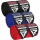 Бинт для спорту RDX для боксу RB Hand Wraps Combine 3 пари Red,Black,Blue (4.5м.) (HWC-RBU+)