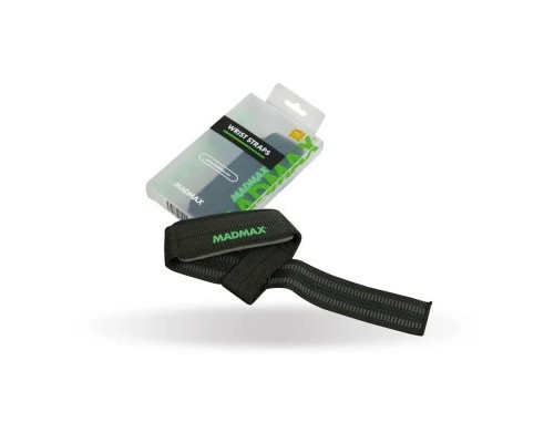 Кистьові лямки MadMax MFA-269 Non slide & slip wrist straps Black (MFA-269-U)