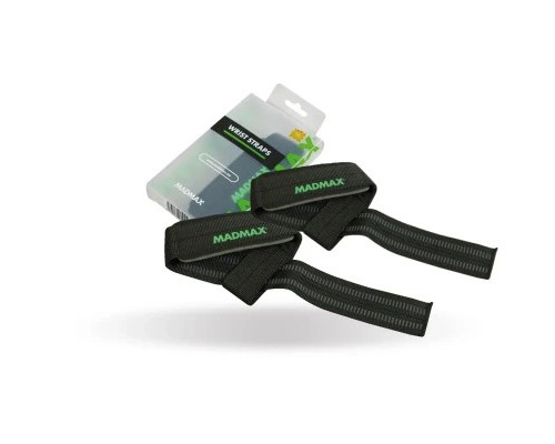 Кистьові лямки MadMax MFA-269 Non slide & slip wrist straps Black (MFA-269-U)