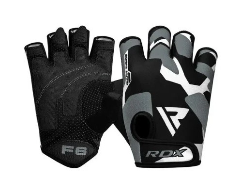 Рукавички для фітнесу RDX F6 Sumblimation Grey L (WGS-F6G-L)