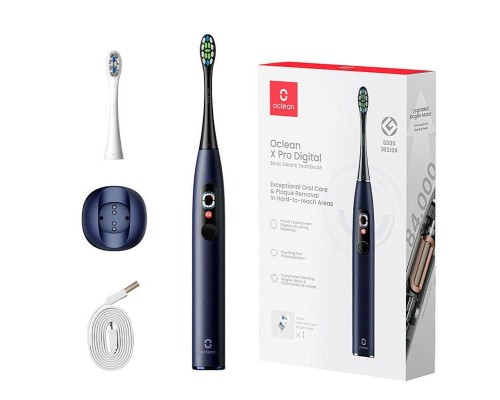 Електрична зубна щітка Oclean X Pro Digital Electric Toothbrush Dark Blue (6970810553482)