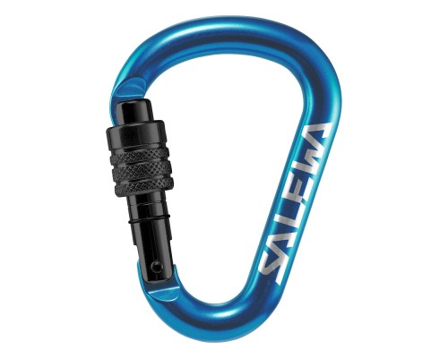 Карабін туристичний Salewa HMS Screw G2 1525 3500 Med синій (013.003.1316)