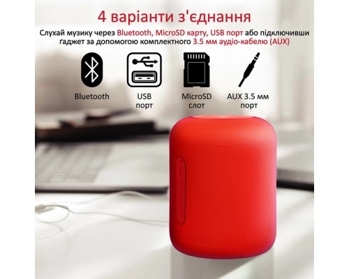 Акустична система Promate Boom-10 Red (boom-10.red) 