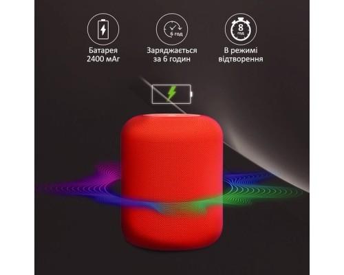 Акустична система Promate Boom-10 Red (boom-10.red) 