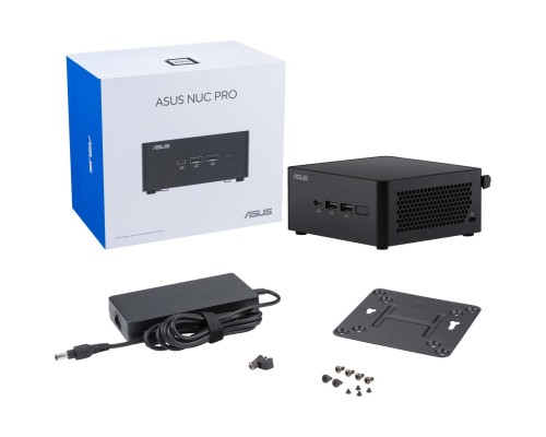Комп'ютер ASUS NUC 14PRO RNUC14RVHI300002I / Core 3 100U, M.2 22x80 NVMe, 22x42 NVMe/2.5'' SATA (90AR0072-M00040)