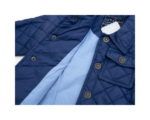 Куртка дитяча Verscon стьобана (4168-116B-blue)