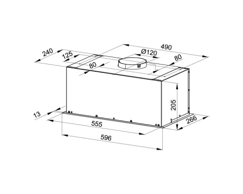 Витяжка кухонна MPM MPM-60-OW-01N