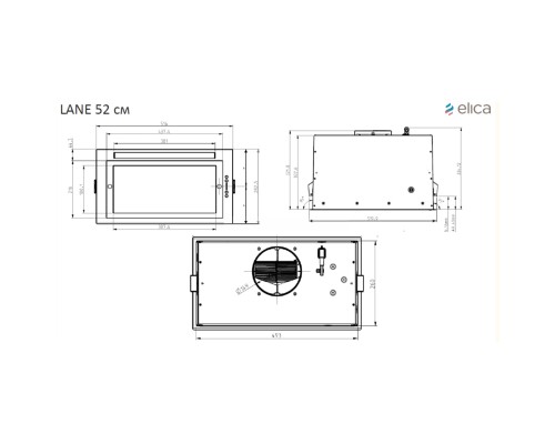 Витяжка кухонна Elica ENTER IX/A/52