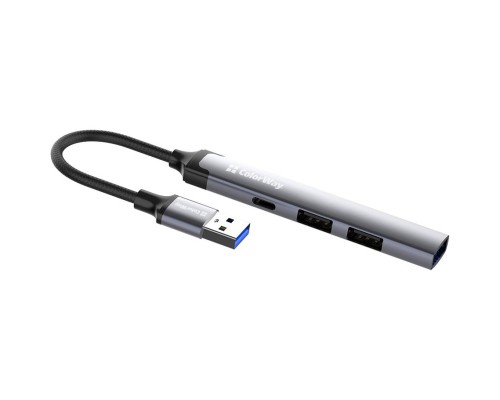 Концентратор ColorWay USB-A 4-в-1 USB2.0х3/USB3.0 (CW-HUB05)