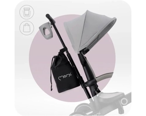 Дитячий велосипед MoMi Solivia grey 4 в 1 (ROTR00017)