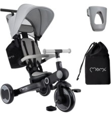 Дитячий велосипед MoMi Solivia grey 4 в 1 (ROTR00017)