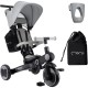 Дитячий велосипед MoMi Solivia grey 4 в 1 (ROTR00017)