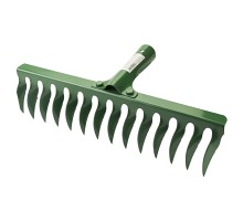 Граблі Grad садові виті 14 зубів 370×82мм заклепувальне кріплення (5051925)
