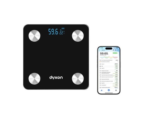 Ваги підлогові DYXON MEGASCALES 200 Black (DXNVGMGSCLS200B)