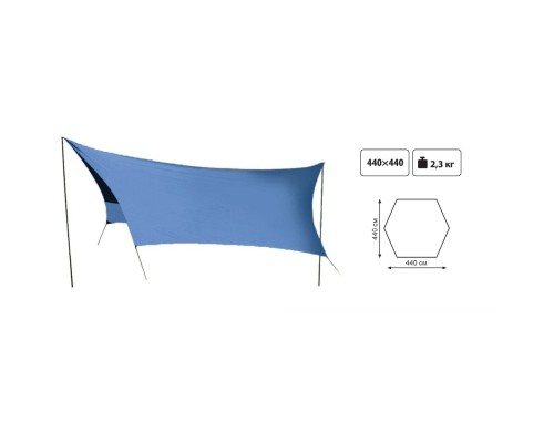 Тент Tramp Lite со стойками Blue (UTLT-036)
