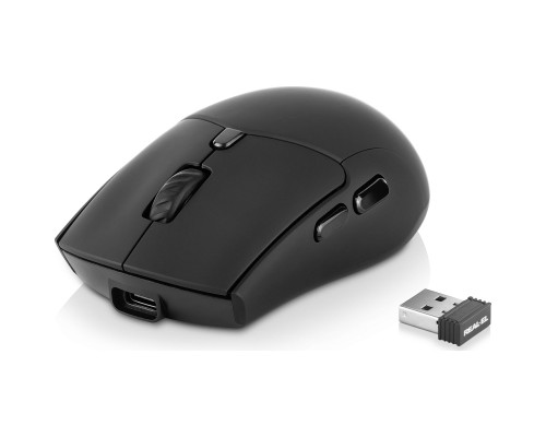 Мишка REAL-EL RM-460W Wireless/Bluetooth Black (EL123200048)