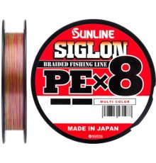 Шнур Sunline Siglon PE х8 150m 0.6/0.132mm 10lb/4.5kg Multi Color (1658.09.99)