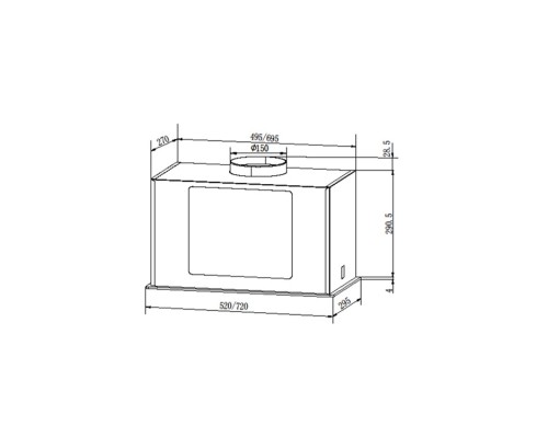 Витяжка кухонна Grunhelm GVB 430 TW