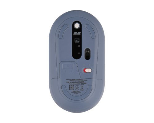 Мишка 2E MF300 CAPYBARASWIM Silent Wireless/Bluetooth Blue (2E-MF300WCAPIBARABL)