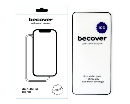 Скло захисне BeCover Samsung Galaxy A36 SM-A366 10D Black (712891)
