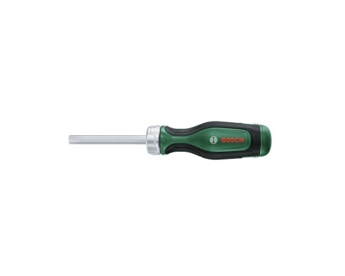 Викрутка Bosch з тріскачкою, 12 насадок, руків''я PC+ABS+TPR , 207мм, сталь CrV (1.600.A03.2V0)