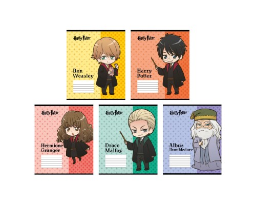 Зошит Kite Harry Potter, 12 аркушів, клітинка (HP25-232-1)