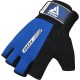 Рукавички для фітнесу RDX W1 Half Blue Plus S (WGA-W1HU-S+)