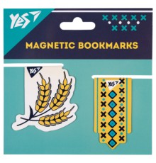 Закладки для книг Yes магнітні Ukraine, 2шт (708123)