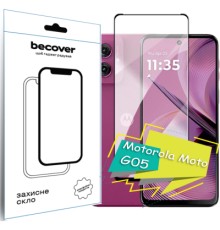 Скло захисне BeCover Motorola Moto G05 Black (713413)