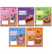 Зошит 1 вересня Candy sweet А5 12 аркушів лінія (767217)