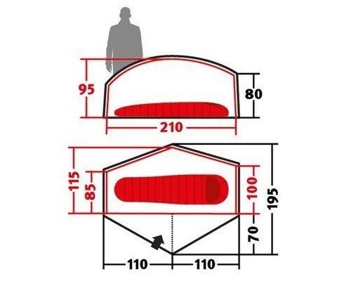 Намет Wechsel Bella 1 ZG Green (231055) (DAS303116)