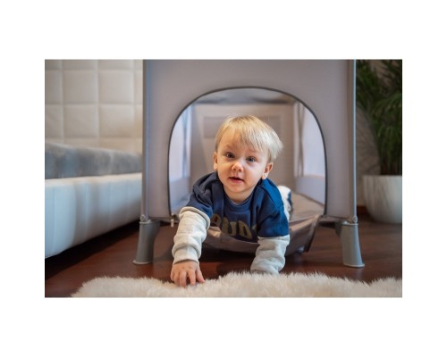 Дитячий манеж Espiro SIMPLE 07 LIGHT GRAY (5906724206290)