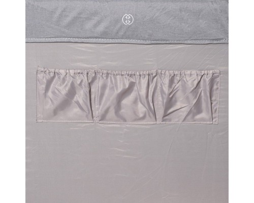 Дитячий манеж Espiro SIMPLE 07 LIGHT GRAY (5906724206290)
