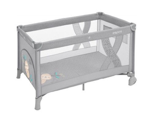 Дитячий манеж Espiro SIMPLE 07 LIGHT GRAY (5906724206290)