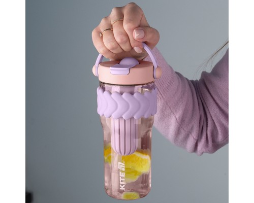 Пляшка для води Kite 900 мл лілово-рожевий (K25-1231-2)