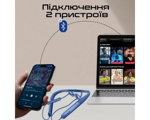 Навушники Promate Leap-200H Blue (leap-200h.blue)