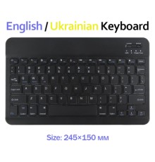 Клавіатура BeCover (245х150 мм) Bluetooth UA Black (713405)