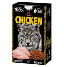 Ласощі для котів Alpha Spirit Cat Chicken Natural Snacks з куркою 80 г (8436586311797)