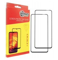 Скло захисне Dengos Oppo A5x Black 2 pcs (DG-TG2P-79)